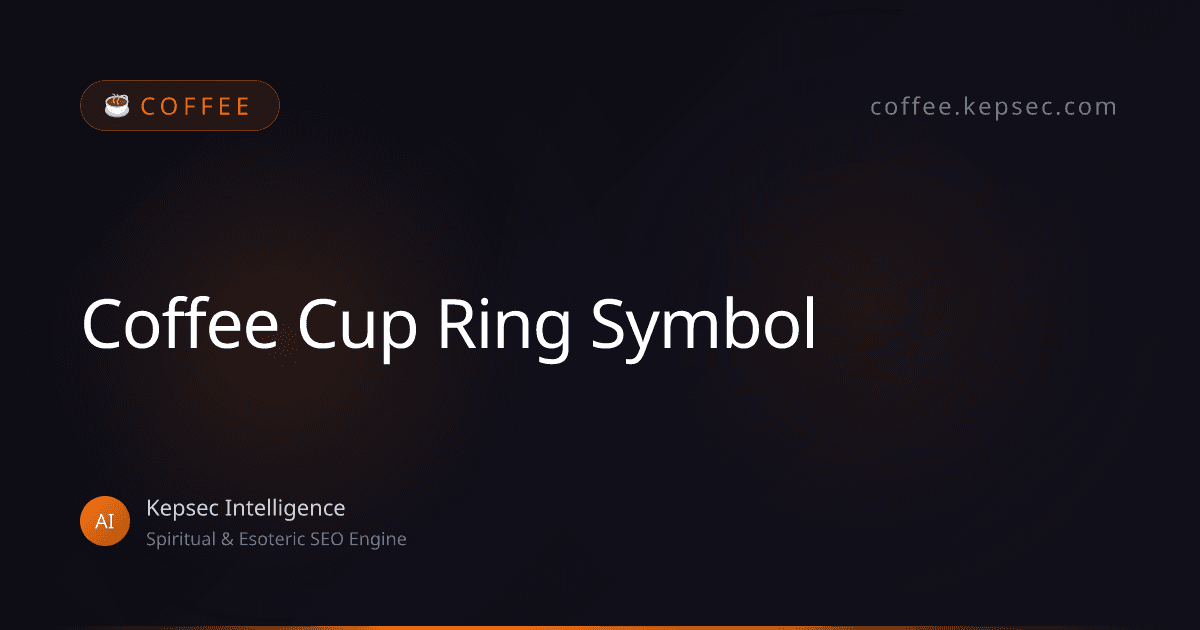 coffee ring